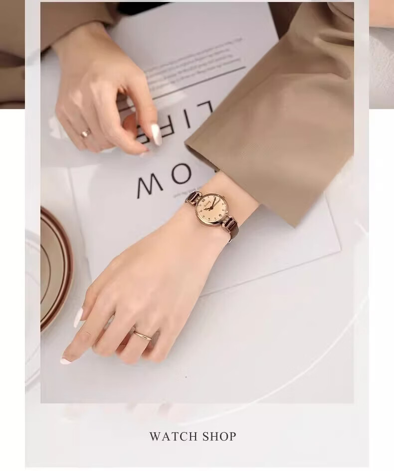 George Earl Women's Watch Lightweight Luxury Niche Brand 2026 New Silent Exam Vintage Simple Student Girl Watch 10