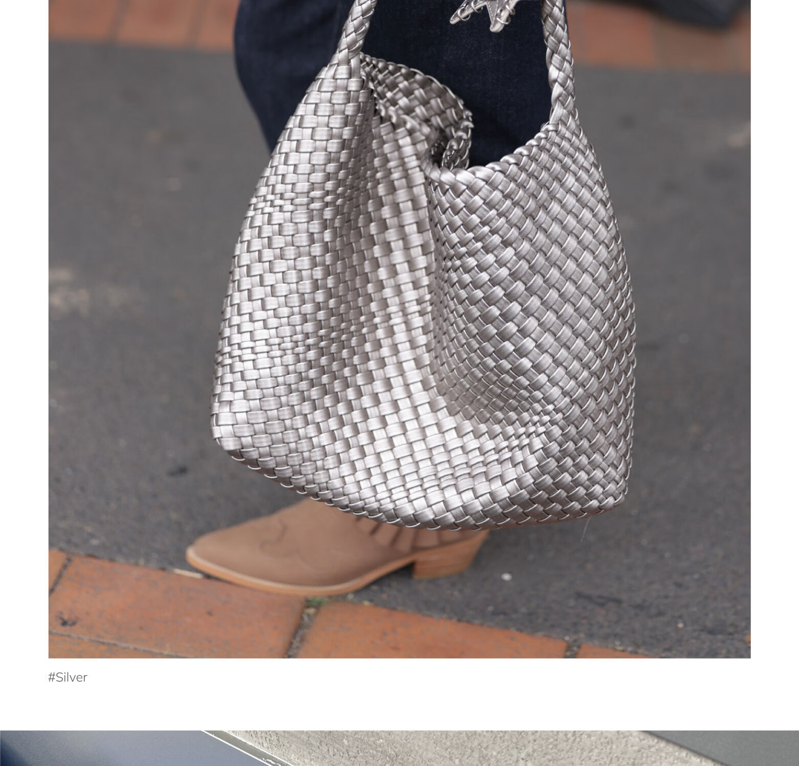 ECODAY Women's Original Design Classic Woven Large Capacity Tote Bag Commuter Handbag Shoulder Bag Birthday Gift 15