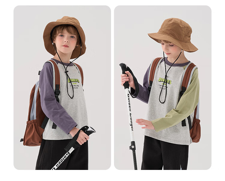 Disney Boys' Long Sleeve T-Shirt Children's Cotton Spring 2026 New Autumn Cartoon Fashion Top 10