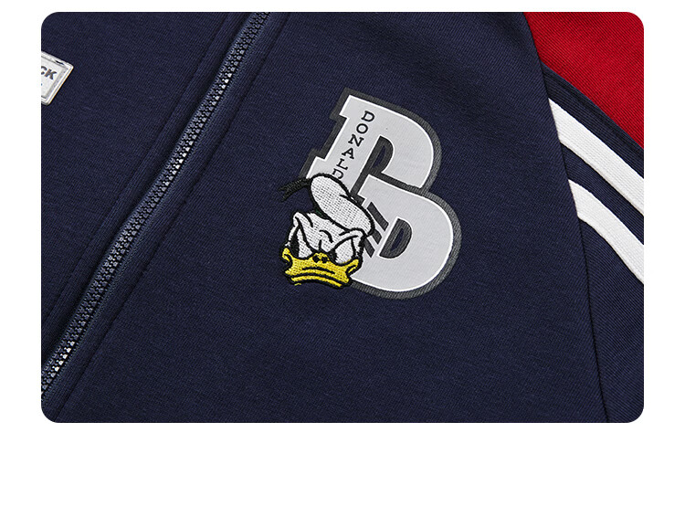 Disney Boys' Sportswear Set Children's Zip Jacket and Pants 2026 Spring New Trendy Two-Piece for Older Kids 5