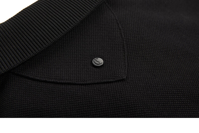CABBEEN 260G Heavyweight Pure Cotton Pique Polo Shirt Men Shoulder Sleeve Tape Design 2026 Spring American Style Short Sleeve Polo Shirt 19