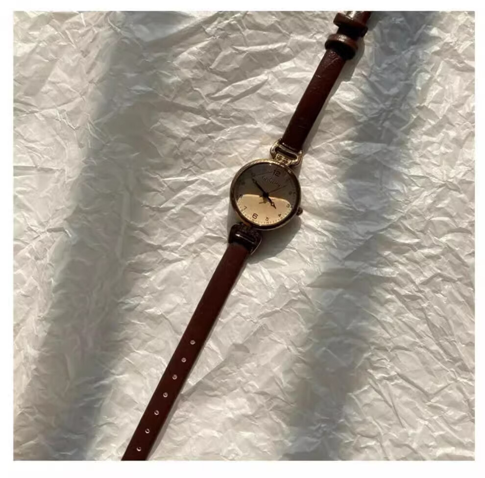 George Earl Women's Watch Lightweight Luxury Niche Brand 2026 New Silent Exam Vintage Simple Student Girl Watch 20
