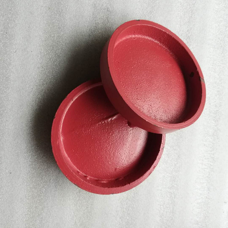 消防管道卡箍盲板消防沟槽管件堵头沟槽卡箍管堵管道密封盲板堵头 dn