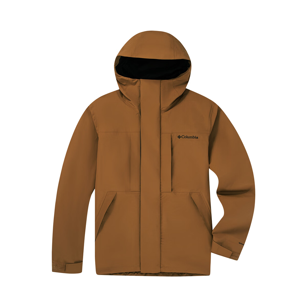 Columbia Men's Outdoor Water-Resistant Jacket XE8191-242 L Brown 1
