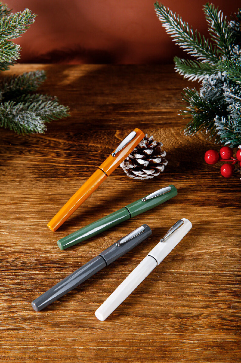 PLATINUM Lucky Stone Series Calligraphy Fountain Pen Small Meteor Entry-Level Refillable Ink Cartridge Converter Hard Pen Calligraphy 6