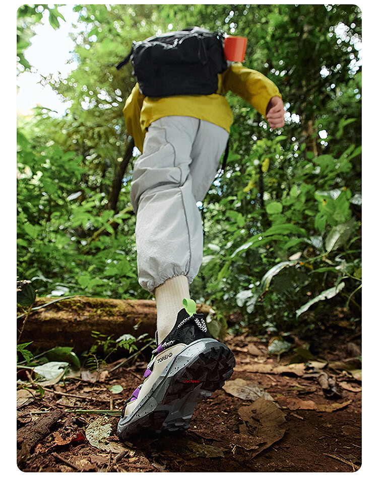 TOREAD 【Yuexing】 Kids' Sports Shoes Spring Summer Children's Bread Toe Hiking Shoes White/Blue Size 35 13