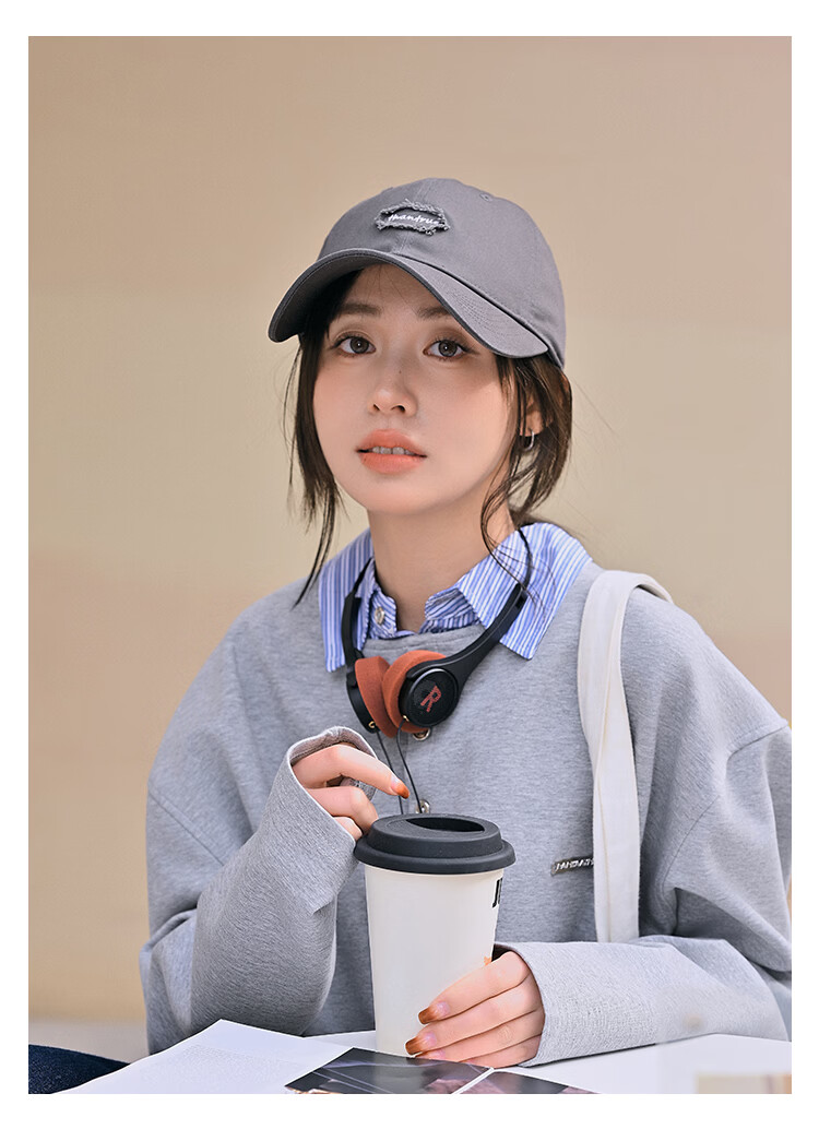 THANTRUE Baseball Cap for Men And Women, Fashionable Duck Tongue Hat with Large Brim to Make Face Look Smaller, Suitable for All Seasons, High-Quality Y226 17