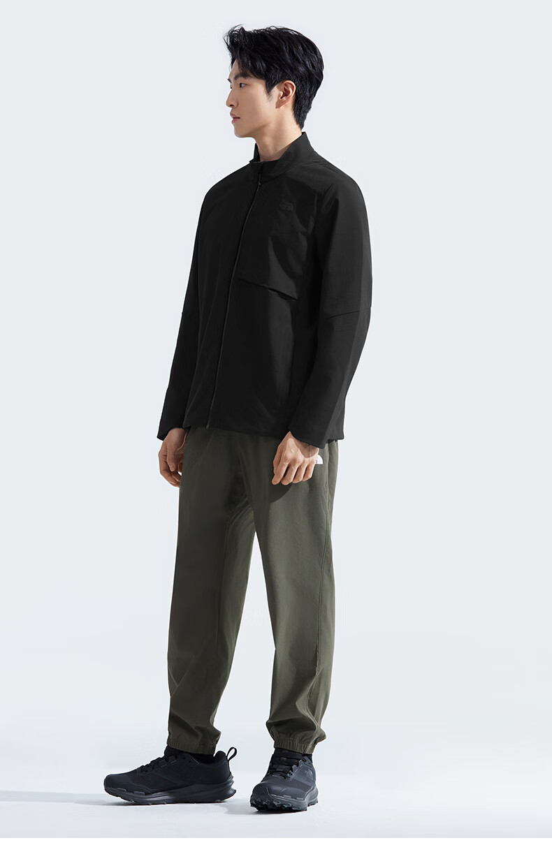 The North Face 2026 Spring Summer Men's Softshell Windproof Water-Repellent Stand Collar Jacket 8BYQ 2EL S 10