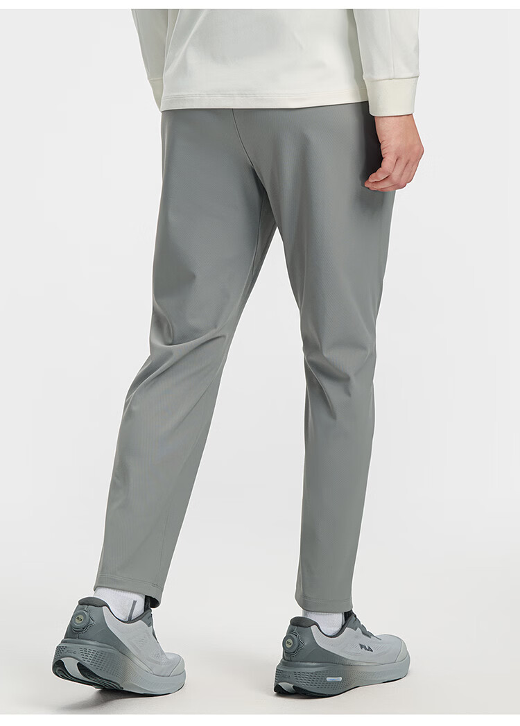 FILA Official Agile Men's Knit Pants 2026 Spring Running Fitness Basic Straight-Leg Trousers 13