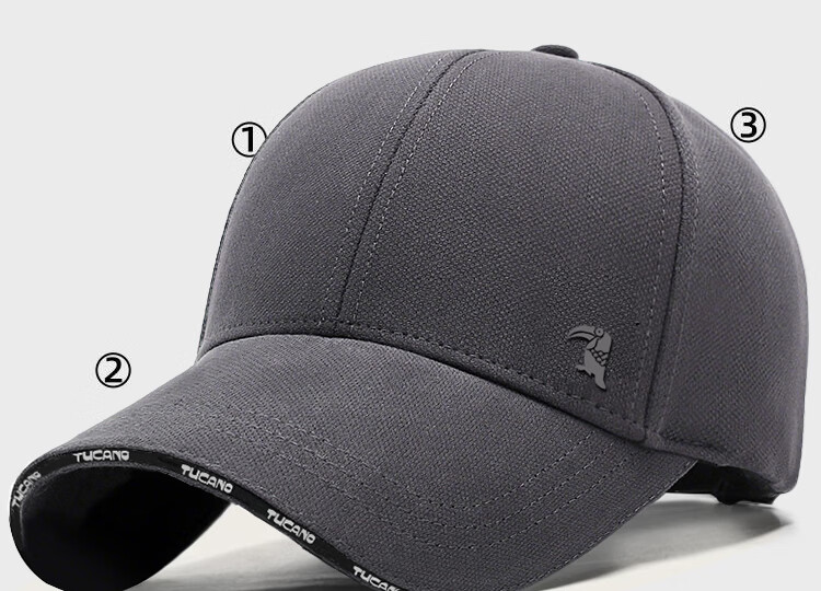 Woodpecker Women's Fashion Casual Versatile Duckbill Cap Slim Face Wide Brim Baseball Hat Men's Large Head Sun Protection Hat 4