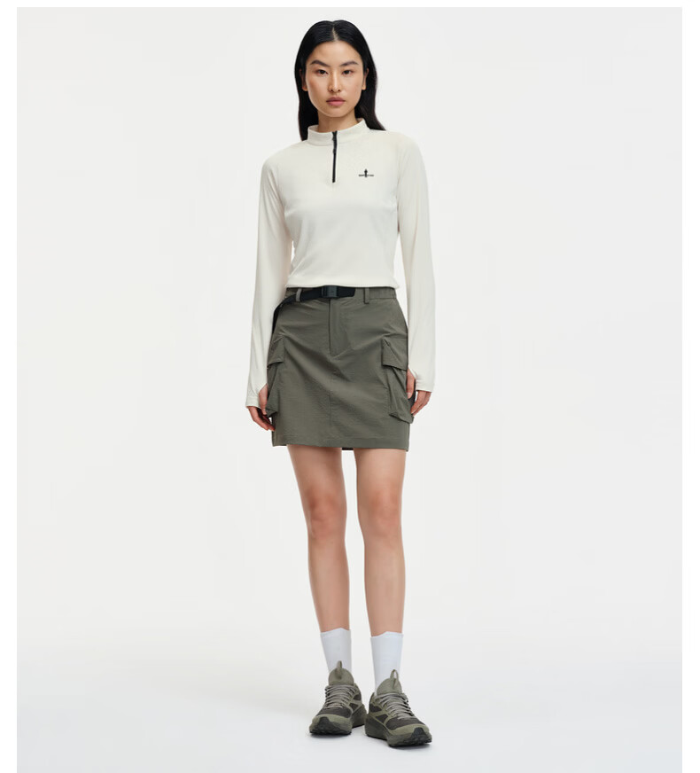 Biyinlefen Lightweight Durable 2026 Spring Summer New Women's Casual Fashion Commuter Workwear Style Short Skirt Easy Care Skirt 12