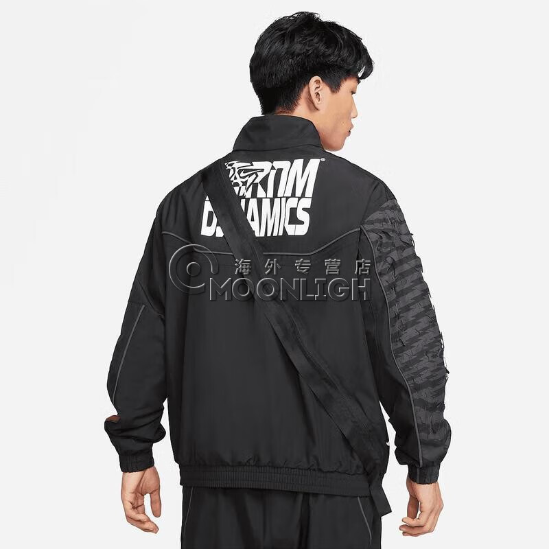 耐克nike acronym 时尚百搭宽松版舒适保暖男士休闲运动夹克 black