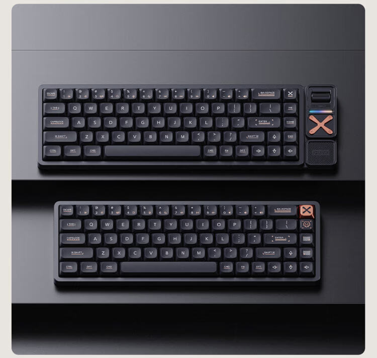 IQUNIX Aluminum Factory MG65 Series Low-Profile Mechanical Keyboard Wireless Tri-Mode Compatible with Mac Tablet Office Ultra-Thin Gaming MG65 Misty White Light Feather Switch 25