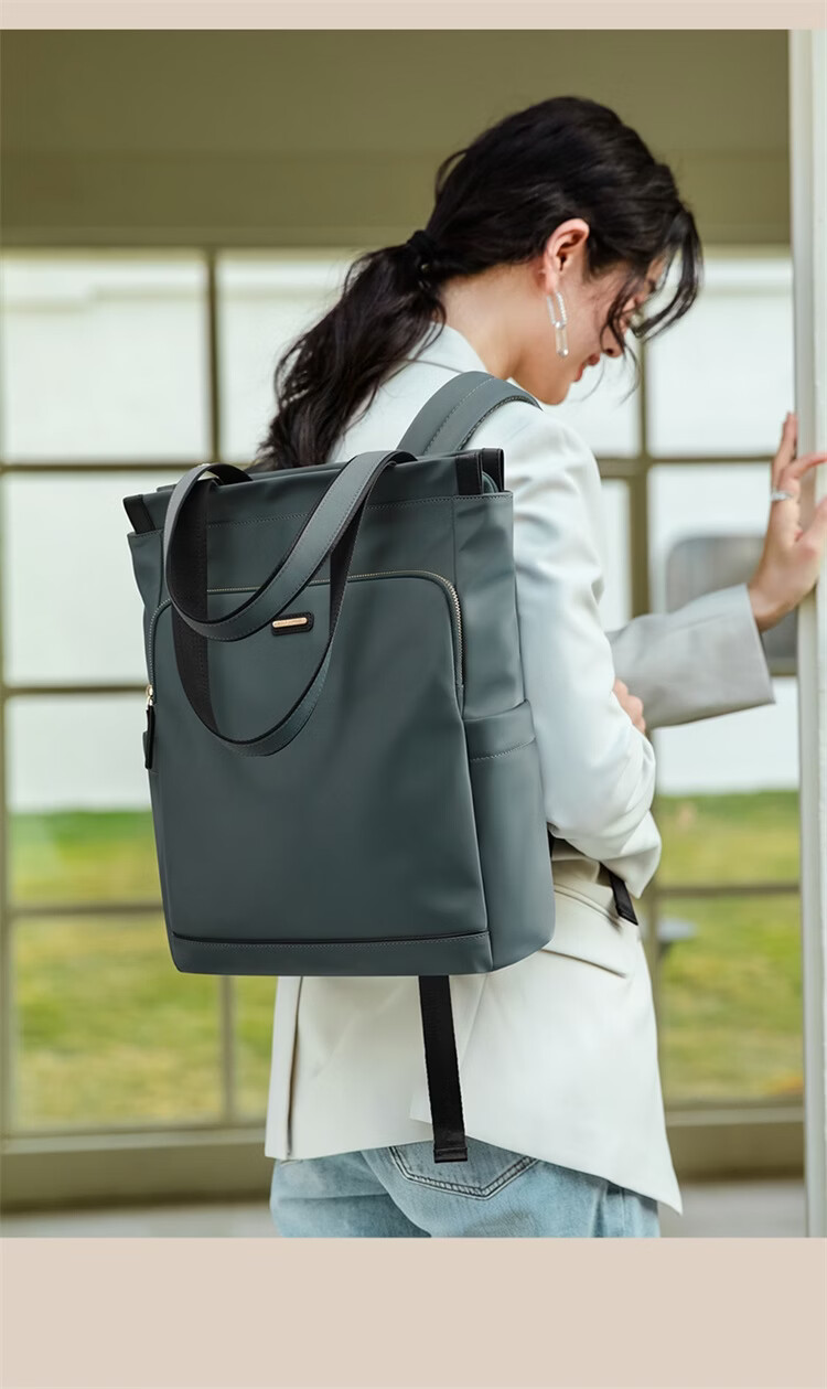 GOLF Women's Backpack 16-inch Laptop Bag Handheld Shoulder Tote Large Capacity Student Travel School Bag 29