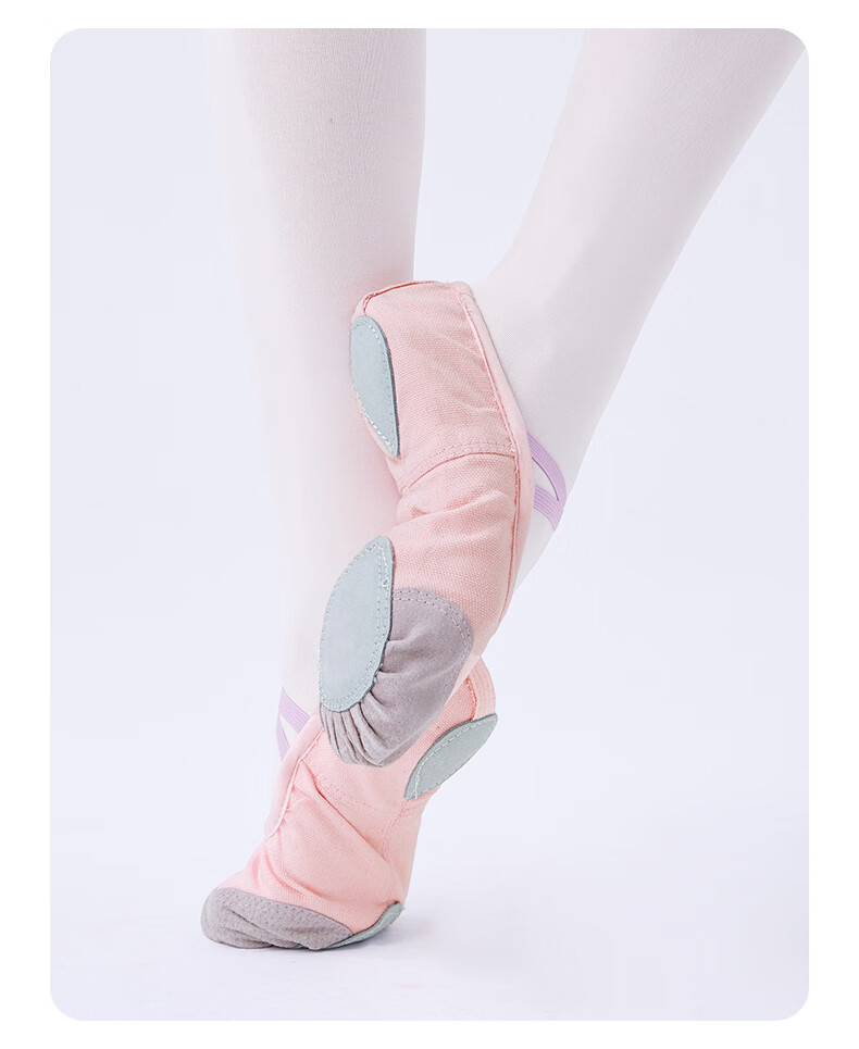 Aiwu Ge Children's Dance Shoes Soft Sole Ballet Practice Shoes Boys and Girls Dance Shoes Grading Special Dance Shoes Nude Color Size 30 11