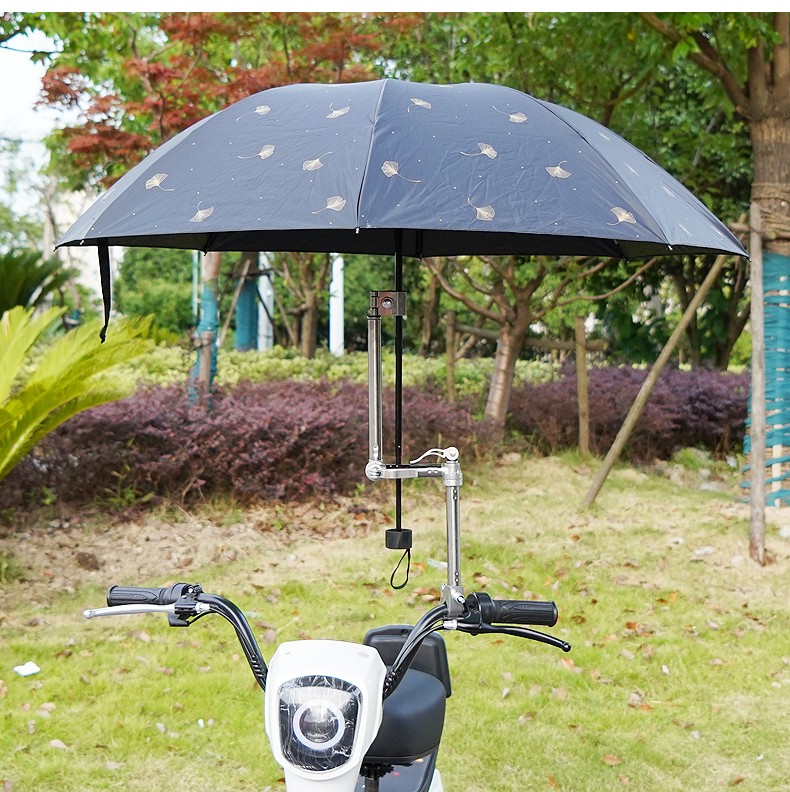电动车雨伞固定架自行车单车婴儿车推车伞架遮阳防晒伞撑神器电瓶车