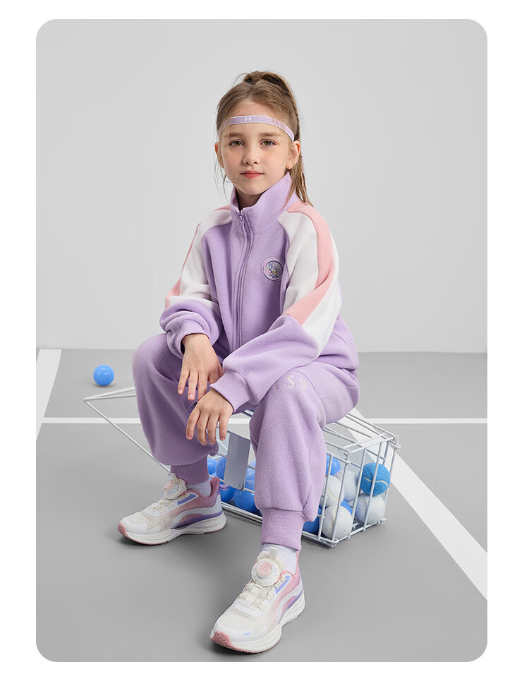 Disney Kids Set Boys and Girls 2026 New Spring Fleece-Lined Sports Sweatshirt Two-Piece Trendy Cool Jacket and Pants 45