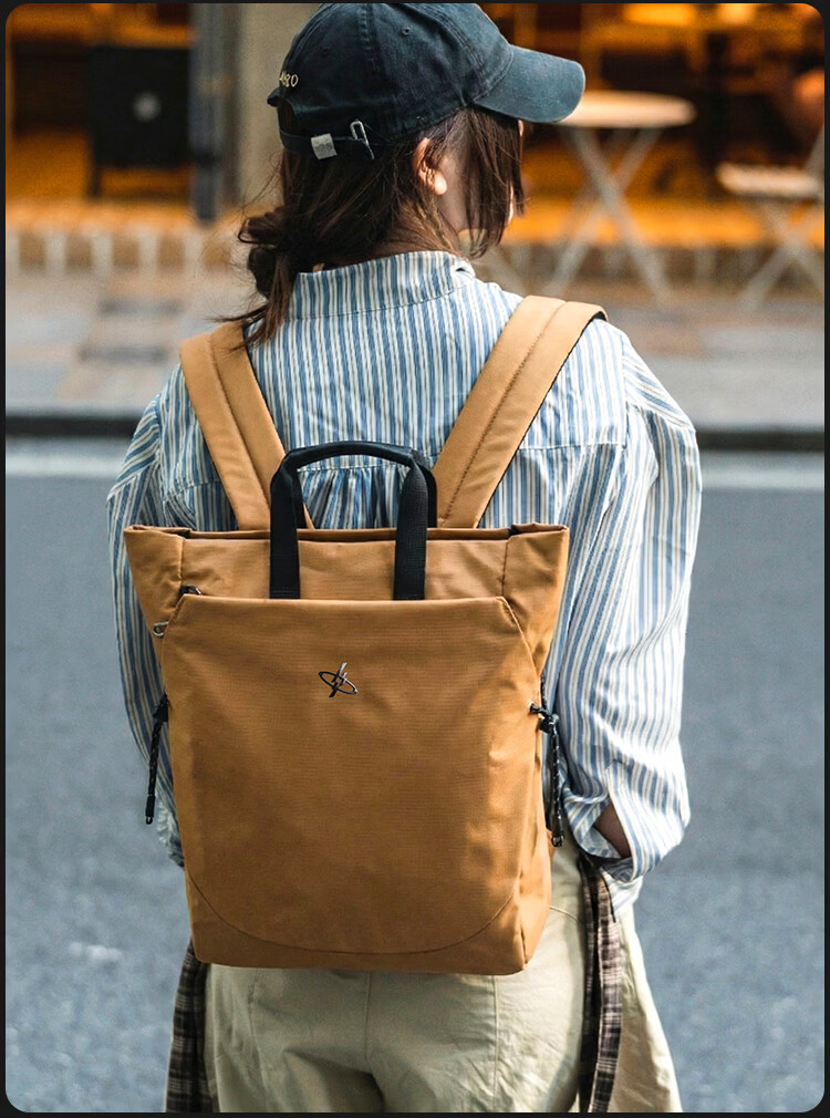 GYXX Polaris Dual-Shoulder Laptop Backpack 16-inch Business Commuter College Student Handheld Book Bag 11