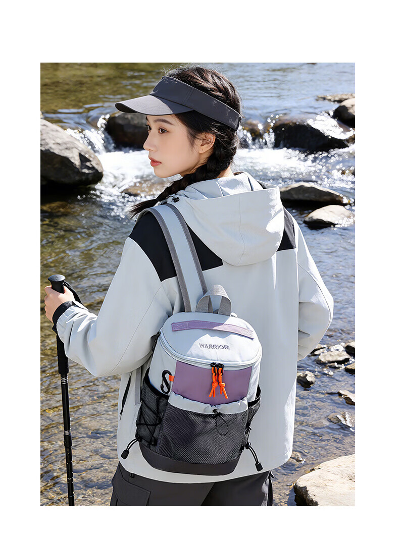 Warrior Outdoor Large Capacity Lightweight Stylish Water-Resistant Casual Hiking Backpack Travel Bag for Men and Women School Bag 19