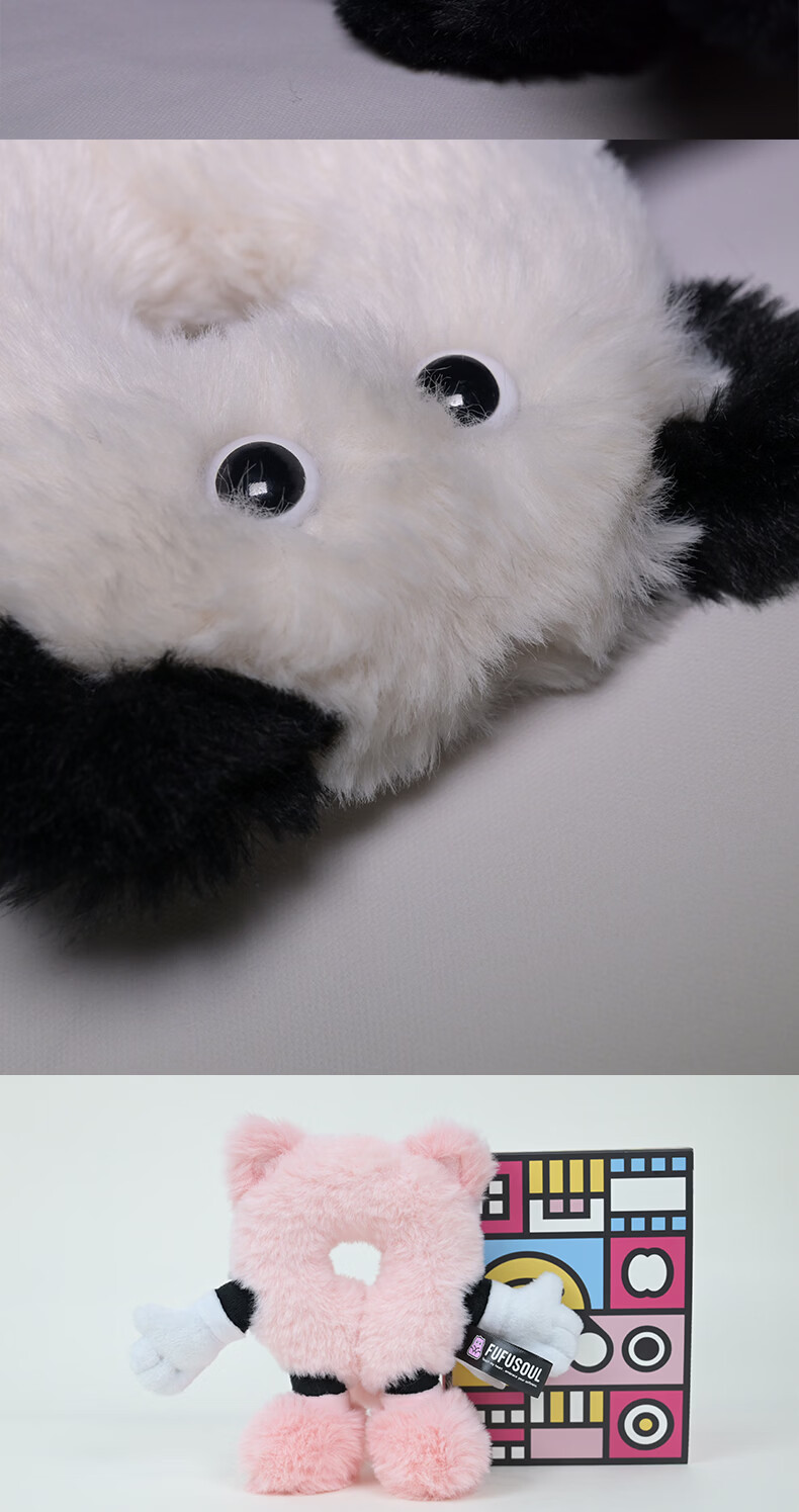 FUFUSOUL Grafflex Art Collaboration Scented Plush Doll Birthday Gift for Women White Keychain 520 Gift 9