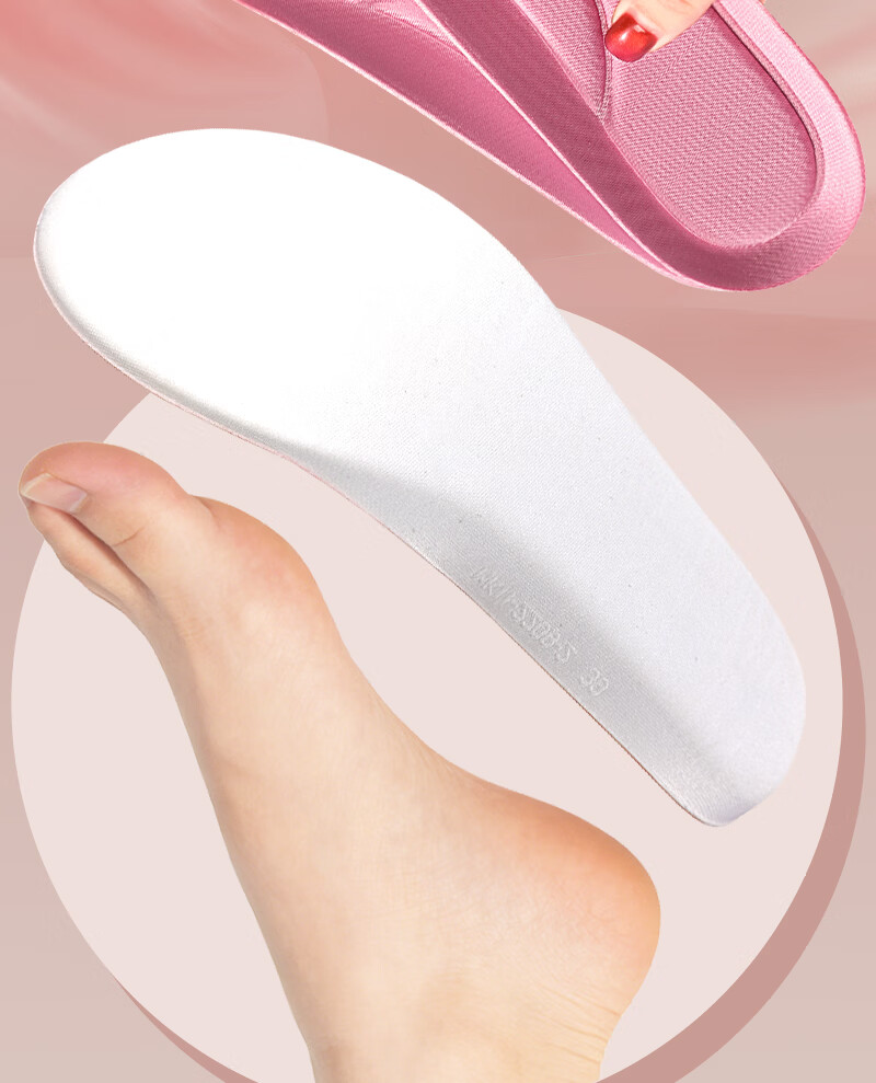 Energetic Rebound Women's Insoles Sweat-Absorbing Odor-Resistant Breathable Comfortable Long-Standing Soft Cushioned Anti-Foot Pain Military Training Size 35 16