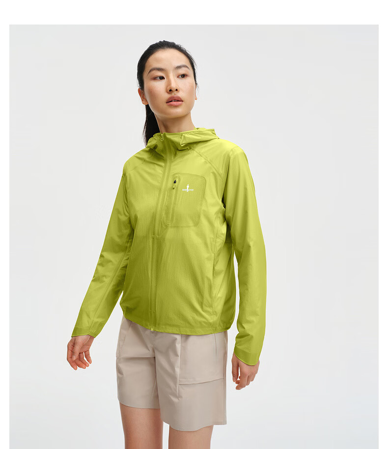 Biyinlefen [Lightweight Three-Proof] 2026 Summer New Women's Outdoor Skin Jacket Casual Lightweight Hooded Coat Air Conditioning Shirt 10