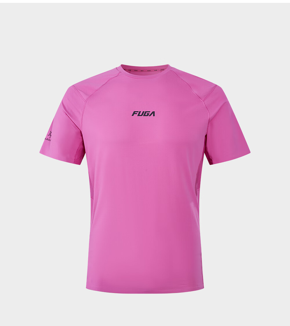 KAILAS FUGA Summer Outdoor Trail Running Functional Short Sleeve T-Shirt Men KG2617121 Electric Purple Pink M 6