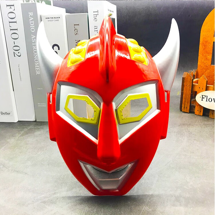 奥特曼面具泽塔赛文赛罗雷欧头套迪迦银河泰罗欧布蜘蛛蛱美国队长