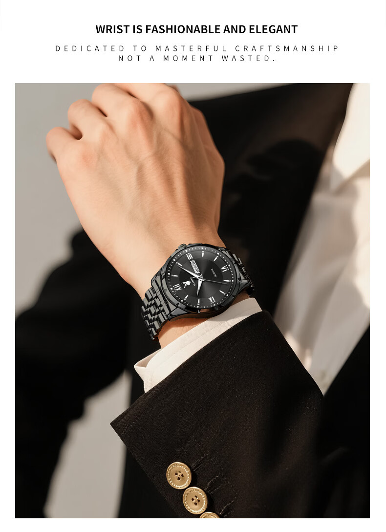 PLAYBOY Authentic Men's Fashion Minimalist Quartz Watch Waterproof Men's Watch 2026 New Model Top 10 Brand 12