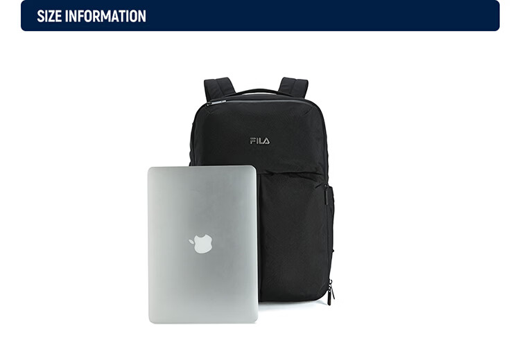 FILA Official Men's Backpack 2026 Summer Casual School Bag Dual-Shoulder Business Commuter Laptop Bag 6