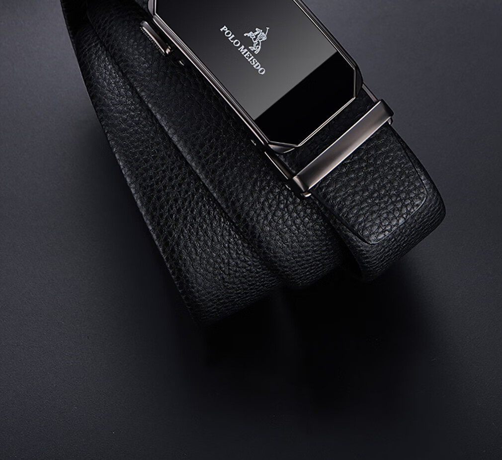 Paolo Mest Men's Genuine Leather Automatic Buckle Belt Gift Box Practical Birthday Present for Boyfriend Husband Father 9