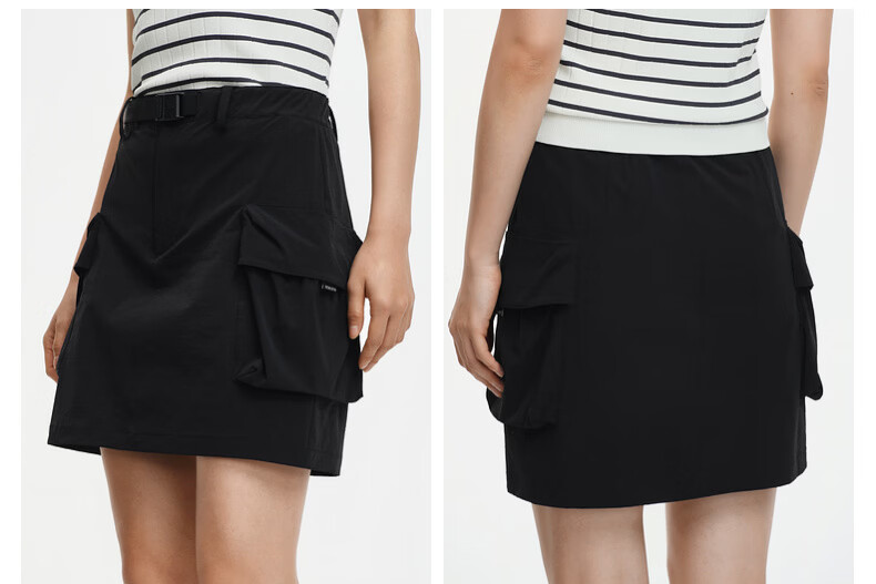 Biyinlefen Lightweight Durable 2026 Spring Summer New Women's Casual Fashion Commuter Workwear Style Short Skirt Easy Care Skirt 9