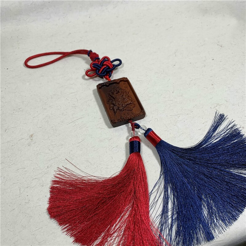 时乾 雷击枣木火神雷神平安扣车挂 护身符牌男女佩戴转运 平安牌佩戴