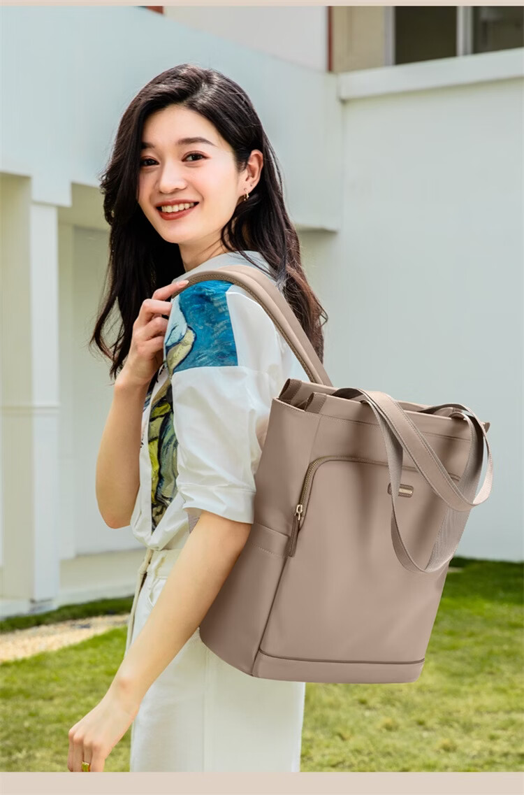GOLF Women's Backpack 16-inch Laptop Bag Handheld Shoulder Tote Large Capacity Student Travel School Bag 24