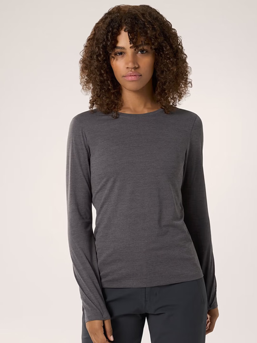 ARC'TERYX TAEMA Women's Breathable Quick-Dry Long Sleeve T-Shirt M Black 4