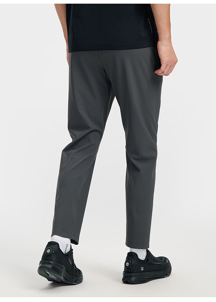 FILA Official Agile Men's Knit Pants 2026 Spring Running Fitness Basic Straight-Leg Trousers 19