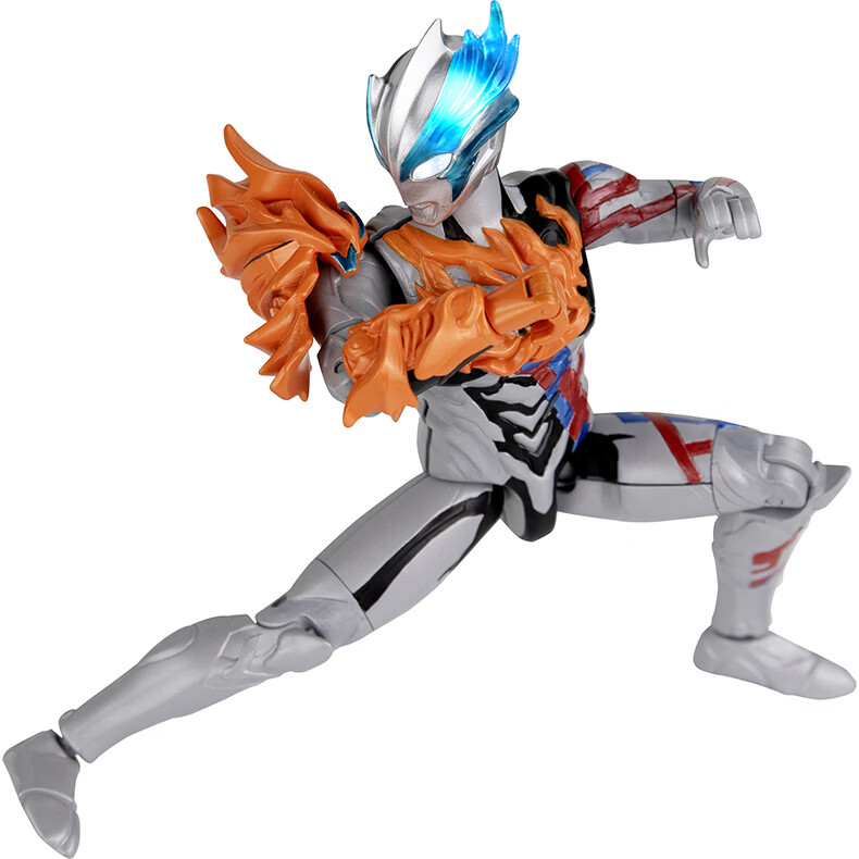 Bandai Official Light-Up Articulated Blazer Ultraman Faldoran Armor Boys Toy Children's Gift Toy 3