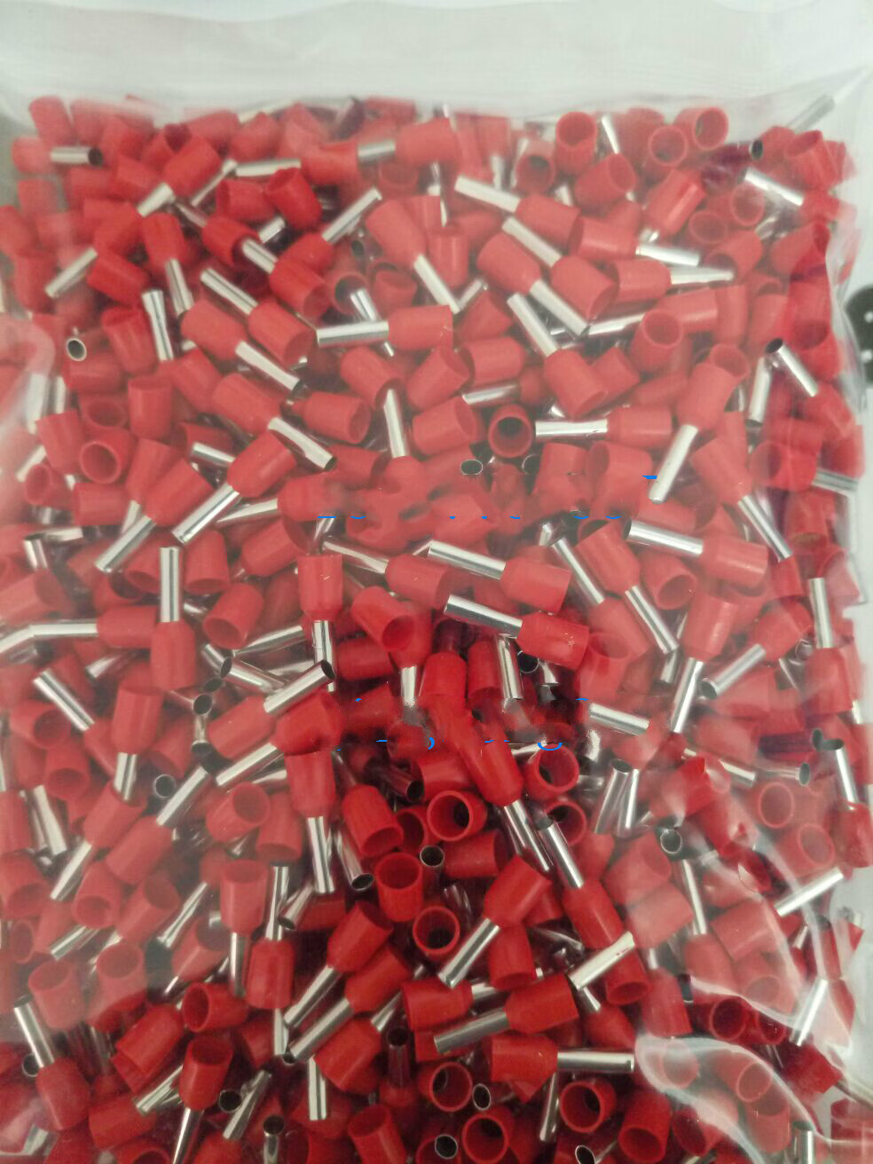 铜线鼻子e1008管型预绝缘端子1平方针式接线端子插冷压端头1000只