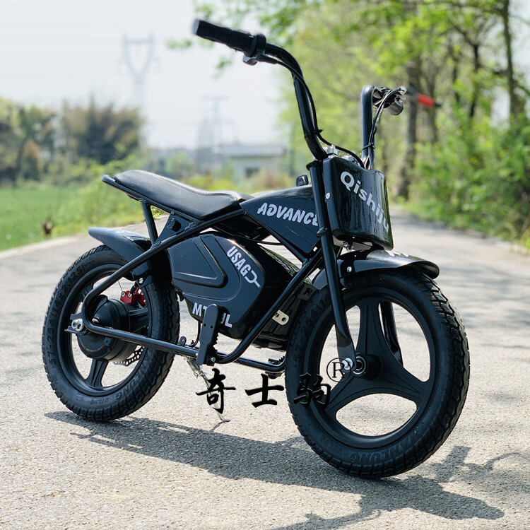 小孩子开的儿童两轮摩托车奇士驹电动车迷你辅助轮两轮摩托车儿童312