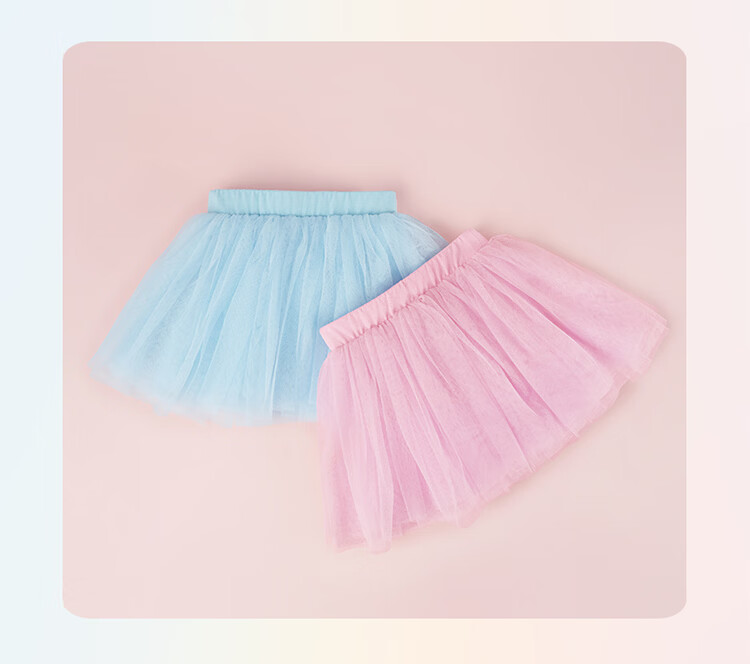 Aiwu Ge Children's Dance Skirt Short Skirt Girls White Puffy Tulle Skirt Dance Practice Performance White Size L 13