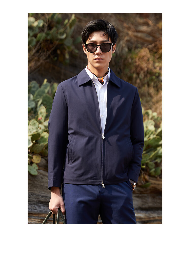 YOUNGOR Business Commuter Men's Jacket Spring New Business Work Lapel Executive Coat 424996 10