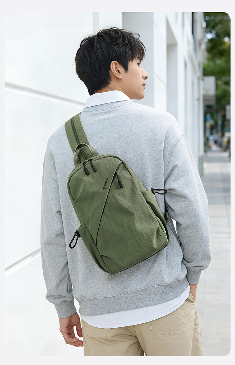 GOLF Lightweight Crossbody Bag Unisex Casual Sports Chest Bag Outdoor Cycling iPad Shoulder Bag Multifunctional Small Backpack 9