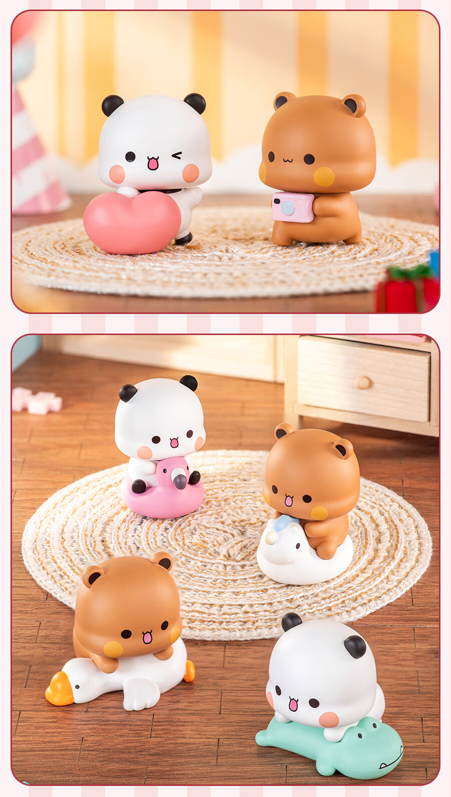 Microdimension Ichigo and Bubu Couple Daily Life Series 3 Blind Box Figure Car Decoration Toy Birthday Gift Single Box 2