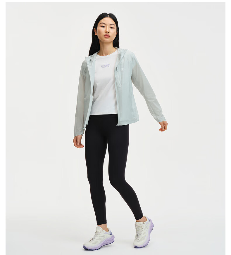 Biyinlefen [Lightweight Three-Proof] 2026 Summer New Women's Outdoor Skin Jacket Casual Lightweight Hooded Coat Air Conditioning Shirt 16