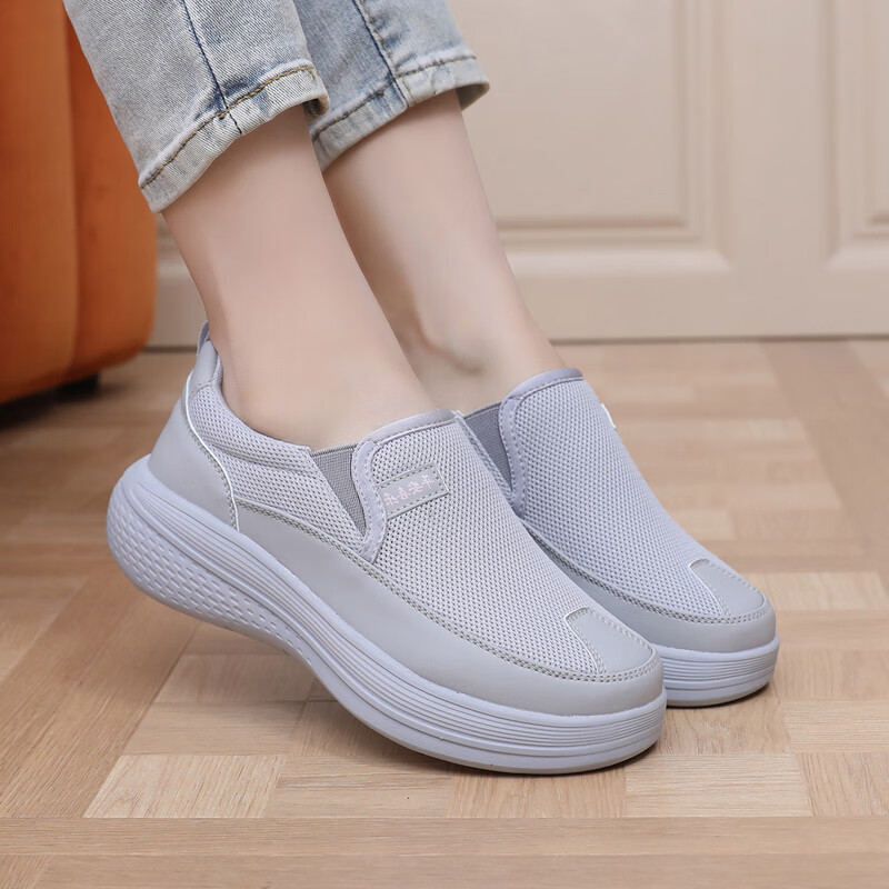 BURUIJING Old Beijing Cloth Shoes Women's Slip-On Casual Sports Shoes 61168 Purple Size 35 13