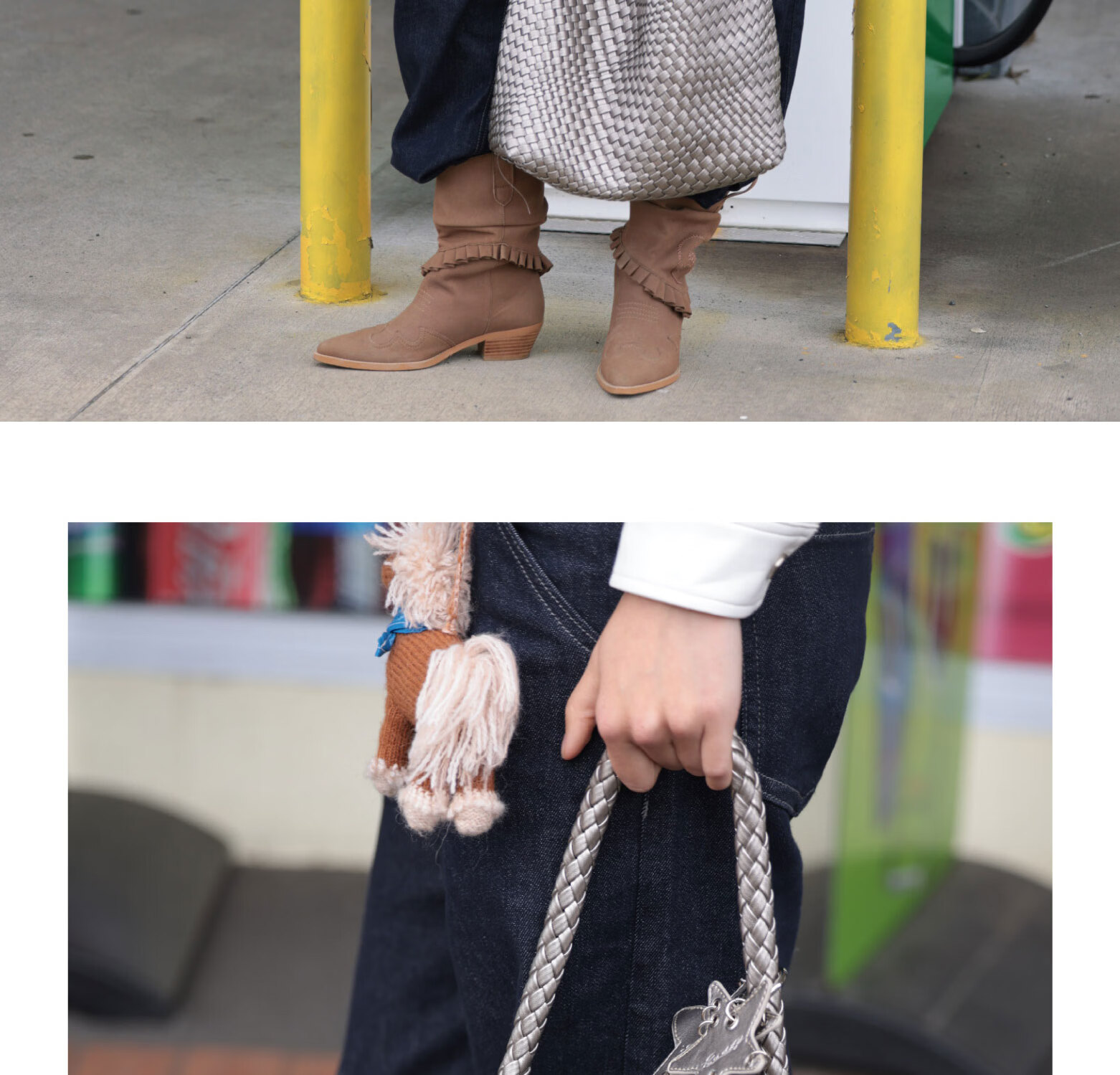 ECODAY Women's Original Design Classic Woven Large Capacity Tote Bag Commuter Handbag Shoulder Bag Birthday Gift 14