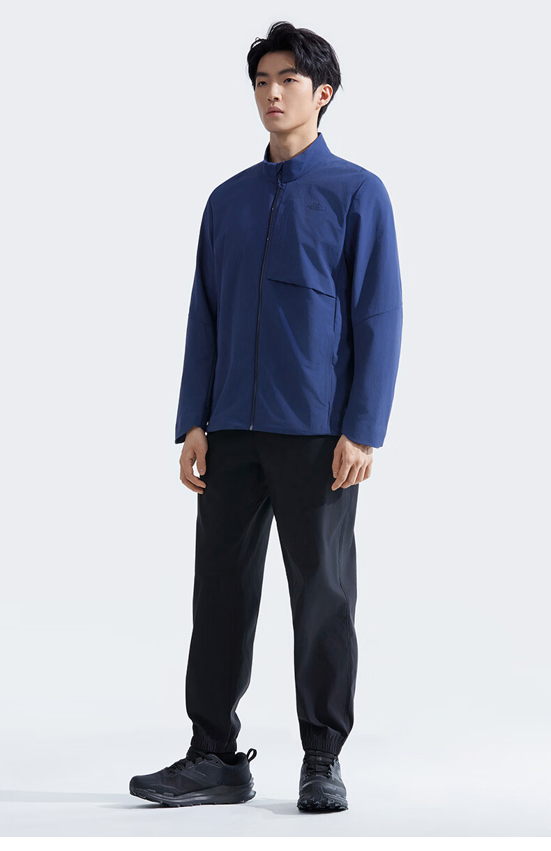 The North Face 2026 Spring Summer Men's Softshell Windproof Water-Repellent Stand Collar Jacket 8BYQ 2EL S 7