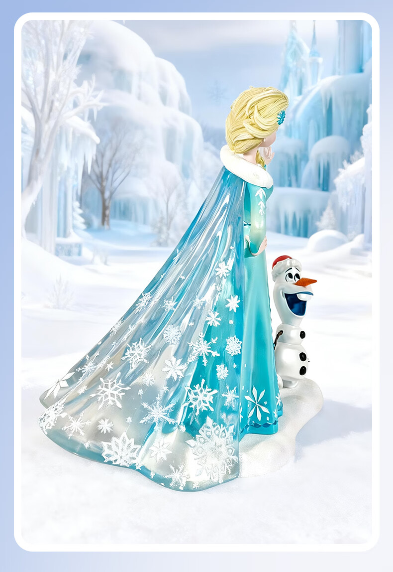 Disney Frozen Elsa and Olaf Figurine Decoration Elsa Queen Birthday Gift Graduation Gift 6