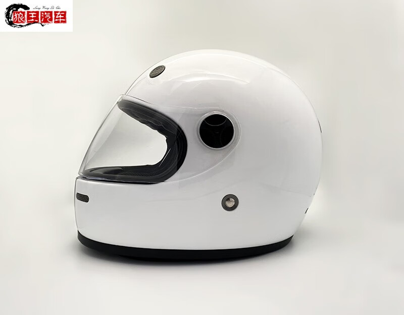 modino碳纤维复古摩托车头盔男女全盔哈雷凯旋拿铁台湾进口 海湾石油