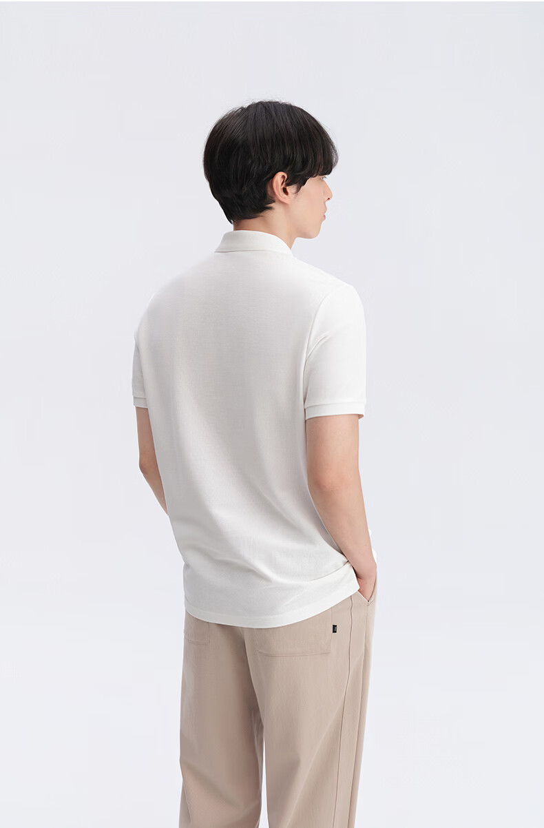 GXG Cool Quick-Dry Men's Slim Fit Polo Shirt with Spurs Embroidery Short Sleeve T-Shirt 2026 Summer New Arrival 23
